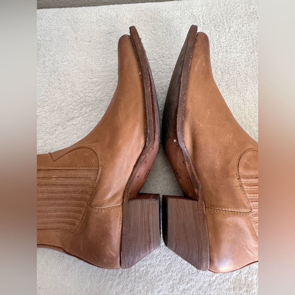 Frye Sacha Chelsea Boot Brown Calf Leather Women’s 8 B - Picture 9 of 14